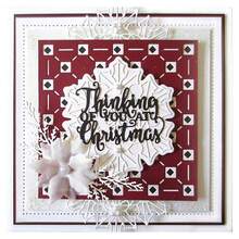 Christmas-Themed Blessing Art Words Metal Cutting Dies Suitable For Holiday Gift Decoration Cards, For Handmade Cards, Photo Albums, Scrapbook Decorations, Template Art Decoration - Metal Cutting Dies - View 9