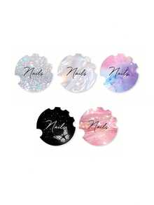 5pcs/1pc Nail Art Display Cards Nail Photography Props Board Nail Art Promotional Flyers Nail Photo Display Specialized Display Trays For Nail Art Stickers Nail Salon Accessories Nail Technician Selfie Trays Professional Display Boards - Multicolor - View 15
