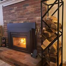 MOUGIGI Indoor Firewood Rack - Adjustable Storage Holder For Fireplace & Outdoor Fire Pits - Durable Welded Joint, Easy Assembly, Multi-Space Decorative & Functional Log Rack - Ideal Stove Accessories - Firewood Rack Number One - View 5