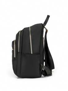 Dedoo Mochila de mujer con acolchado en forma de corazón, múltiples bolsillos, gran capacidad, ligera, para uso diario, viajes, regreso a la escuela y desplazamientos - Negro - Ver 5