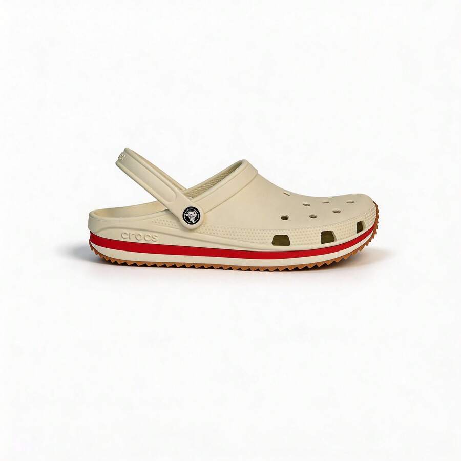 Crocs Hollow Out Clogs Classic Clogs Beach Shoes Slippers Sandals - Extreme White - View 1