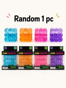 Colorful Bun-Shaped Squishy Toy Set, Bubble Cube And Glitter Money Bag Squeeze Toys, Soft Sensory Touch, Stress Relief Fidget Toys For Kids And Teens, Gift Bags, Party Prizes, School Rewards, Travel Play And Sharing - Multicolor - View 10