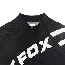DONUTFOX New Unisex Long Sleeve Cycling Jersey Sports - Black - View 5