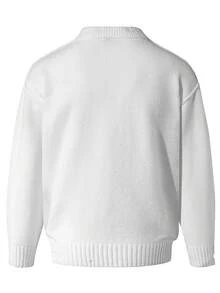 Men's Old Money Men Thickened Sweater - White - View 5