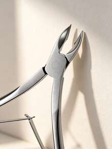 3pcs/2pcs/1pc Alat Perawatan Kuku Multifungsi, Gunting Kutikula Stainless Steel + Pendorong Kuku, Penggunaan di Rumah, Perjalanan, Salon, Set yang Istimewa, Hadiah untuk Wanita, Hadiah Liburan - Perak - View 6