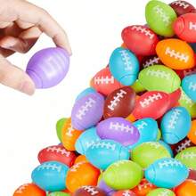 1/6/12pcs Football Gyroscope, Desktop Toy Birthday Party Gift Treasure Classroom Gift, Party Favor (Random Color) - Multicolor - View 2