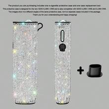 BLBLBL 1SET (1pc Protective Case + 1pc Disassembly Tool) Multi-Color Solid Color Sparkling Rhinestone 360° Artificial Diamond With Large Hanging Hole Luxury Electronic Cigarette Protective Shell FOR IQOS ILUMA I ONE/ILUMA ONE; Suitable For Daily Protection Of Your IQOS Lrma I-One, The Diamond Sparkling Features Are Even More Prominent Under Brilliant Lights And Sunlight! More High-End As A Gift - Diamond Version - View 15