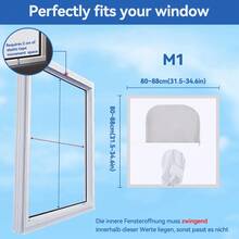 Portable Air Conditioner Window Seal Strip: Tailored For Your Windows - White - View 9
