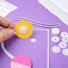 50對 Snap'n Slides 滑動卡片旋轉擺臂卡片製作配件；手工藝用品 - A - 查看 7