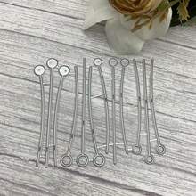 DIY Star-Shaped Metal Cutting And Embossing Template Tool For DIY Scrapbooking, Cardmaking, And Photo Album Craft Decoration - Silver - View 1