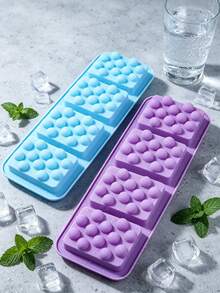 4-Cavity Massage Ball Silicone Mold Ice Cube Baking Tray 3D Shaped Handmade Art DIY Silicone Tool Set, Silicone, Non-Stick, Easy Release, Heat Resistant, Reusable Silicone Ice Cube Mold, Massage Ball Silicone Mold, Multi-Cavity Baking Mold, Ice Cube Maker, Chocolate Mold, Gummy Candy Mold, Wax Melting Mold, Soap Mold, Home Kitchen Gadget - Multiple Styles - View 4