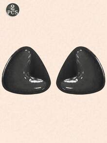 2pcs Double-Sided Adhesive Breast Pads, Lift And Support Chest, Suitable For Swimwear And Bikini, Reusable, Invisible And Seamless - Multicolor - View 14