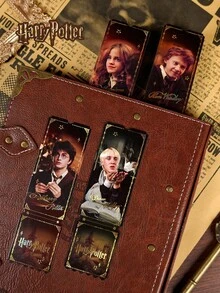 1 Paket Pembatas Buku Perpustakaan Bacaan Harry Potter, Seri Abadi Harry Potter, Malfoy, Hermione, Ron, Luna, Cedric Diggory, Pembatas Halaman Kartu Kertas, Hadiah Kreatif DIY untuk Siswa, Pembatas Buku Multifungsi dari Kertas, Perlengkapan Sekolah, Musim Kembali ke Sekolah - MultiWarna - View 6