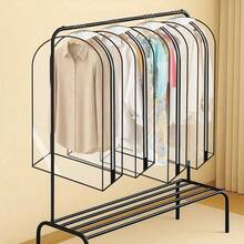 4 Pack Full Clear Zippered Garment Suit Storage Bags, Clothes Organizer Bags For Wardrobe - 2pcs 40in 2pcs 50in - View 4