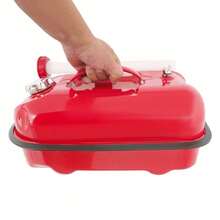 Fuel Tank Container Can With Handle And Fueling Pipe For Outdoor Power Supply Vehicles Go Karts And Industrial Use 10L/20L Capacity Stable Floorstanding Design Red - 10L - 查看 9