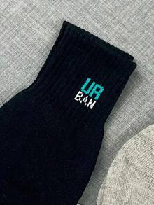 Kit 6 Pares de Meia em Algodão Masculina Cano Curto Selene - Cinza - Visão 6