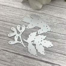 Branch-Shaped Metal Die-Cutting And Embossing Template Tool For DIY Scrapbooking, Cardmaking, And Photo Album Crafts Decoration - Silver - View 5