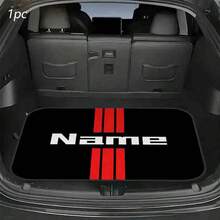 1pc Universal Car Trunk Mat Suitable For Most Car Models - Diamond Mesh Thickened Design Trunk Liner Easy Installation Suitable For SUV, Sedan, Hatchback - C - View 1