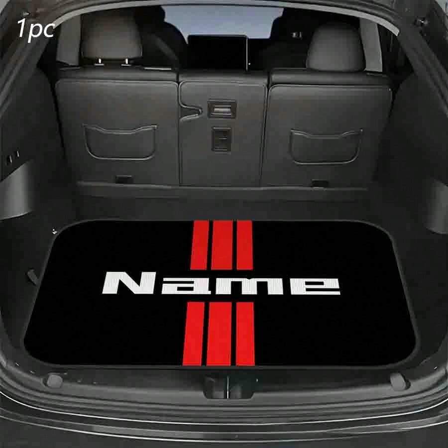 1pc Universal Car Trunk Mat Suitable For Most Car Models - Diamond Mesh Thickened Design Trunk Liner Easy Installation Suitable For SUV, Sedan, Hatchback - C - View 1
