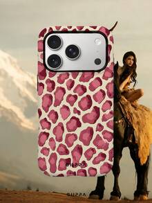 GIIPPA 1pc Pink Leopard Print Design, Phone 17 Pro Max Phone Case, Compatible With Phone 16 Pro Max, 15 Pro Max, 14 Pro Max, Korean-Style High-End Fashionable And Fun Phone Case, Compatible With 11/12/13/14/15/16 Pro Max Plus, Elegant Design Suitable For Men And Women, Perfect Gift For Girlfriend On Christmas, Valentine's Day, Easter, Wedding Season And Birthday! - Multicolor - View 8