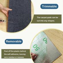 Anti Cat Scratch Mat Trimmable Self-Adhesive Carpet Mat Pad Cat Pet Scratcher Furniture Couch Corner Indoor Sofa Wall Protector - 30*30cm - View 8
