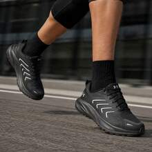 Under Armour UA Basic Cushioning Running Shoes | Breathable Engineered Mesh Lightweight EVA Midsole Men's Daily Jogging And Training Running Shoes - Black - View 3