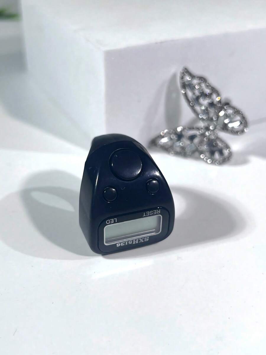 Compact Portable Electronic Counter, Easy To Operate, Suitable For Knitting Counting, Prayer Counting TASBIH, Exercise Counting, Game Counting, Etc. - Multicolor - View 1