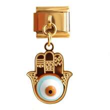 1/5/10 buc. brățară italiană din seria Evil Eye, design modular pentru confecționarea de bijuterii DIY, brățară, brățară de tobărie și alte accesorii rafinate cu pandant, cadou pentru prieteni, potrivit pentru bărbați și femei, cadou pentru soră, cadou pentru femei, perfect pentru purtare zilnică și stilizare - Multicolor - Vizualizare 15