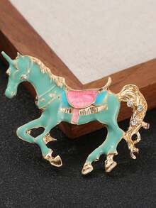 1pc Women's Unicorn Horse Brooch, Suitable For Daily Wear - Unicorn Horse - View 8