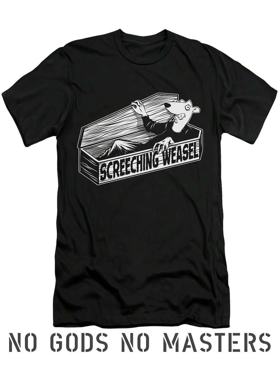 Men T-Shirts - 黑色 - 查看 1
