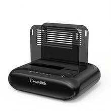 WAVLINK Dual Bay USB 3.0 SATA Hard Drive Docking Station, Offline Clone Dock For 2.5" & 3.5" HDD SSD, SATA I/II/III, UASP 5Gbps, Up To 2*16TB Capacity - View 1