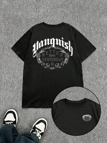 Men T-Shirts - 黑色 - 查看 1