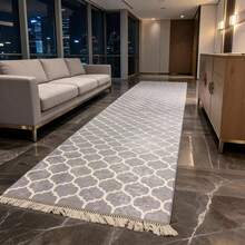 Washable Non-Slip Runner Rug For Kitchen, Hallway & Entryway - Modern Digital Printed Low-Pile Floor Runner, Machine Washable, Anti-Slip Latex Base, Stain & Fade Resistant - Multicolor - Made In Turkey - 彩色 - 查看 2