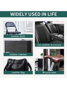 1pc Self-Adhesive Leather Sofa Repair Patch Furniture Table Chair Sticker - A - View 7