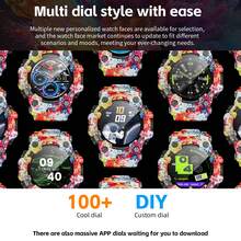 LOKMAT ATTACK Smartwatch Features A 1.32-Inch Screen, Flashlight, Compass, Bluetooth Calling, 100 Sports Modes, IP68 Water Resistance, Health Monitoring Functions, And Is Compatible With Android And IOS Systems - View 12