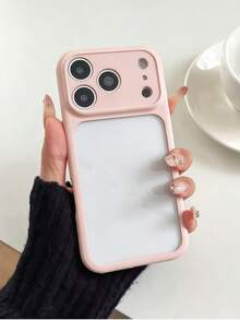 新款智慧型手機保護殼 時尚可愛 極簡創意 個性化 3合1材質 加厚2.8mm 彩色純色 高階磨砂親膚手感 粉色 藍色 黑色 白色 透明背板 全包覆 防摔 適用於 iPhone 11/12/13/14/15/16/17/17 Pro Max/17 Pro/12 Pro/12 Pro Max/13 Pro/13 Pro Max/14 Pro/14 Pro Max/15 Pro/15 Pro Max/16 Pro Max/16 Pro - 粉色 - 查看 4