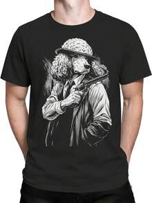 T-Shirt | Unisexe, Homme--Chemise en % de coton, douce et respirante, à manches courtes, convient pour un usage quotidien, les activités de plein air, le travail et les sports, coupe confortable pour tous! U8TN - Noir - Voir 2