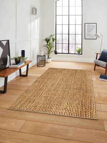 Digitally Printed Non-Slip Washable Runner And Area Rug Living Room Carpet, Modern Design | Modern, Scandinavian, Bohemian And Classic Styles | 100% Polyester - Creamy White - View 2