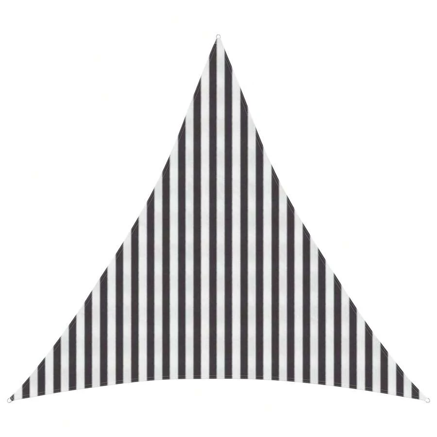 HDPE Triangular Vela de Sombra 4 x 4 x 4 m Proteccion UV Sombra Cortavientos Jardin Terraza Balcon Patio Zona Exterior Proteccion Solar Terraza Balcon Jardin Patio Zona Exterior Proteccion UV Sombra Cortavientos Proteccion Lluvia Exterior Camping - B - Ver 1