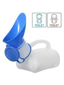 Portable Toilet Urinal Unisex Urinal Pee Bottle With A Sealed Lid And Funnel 34 Oz Urination Device Pee Bottles For Hospitals Emergency Travel Car And Camping Convenient And Hygienic Solution For Camping Outdoor Travel Camping Essentials - Multicolor - View 2