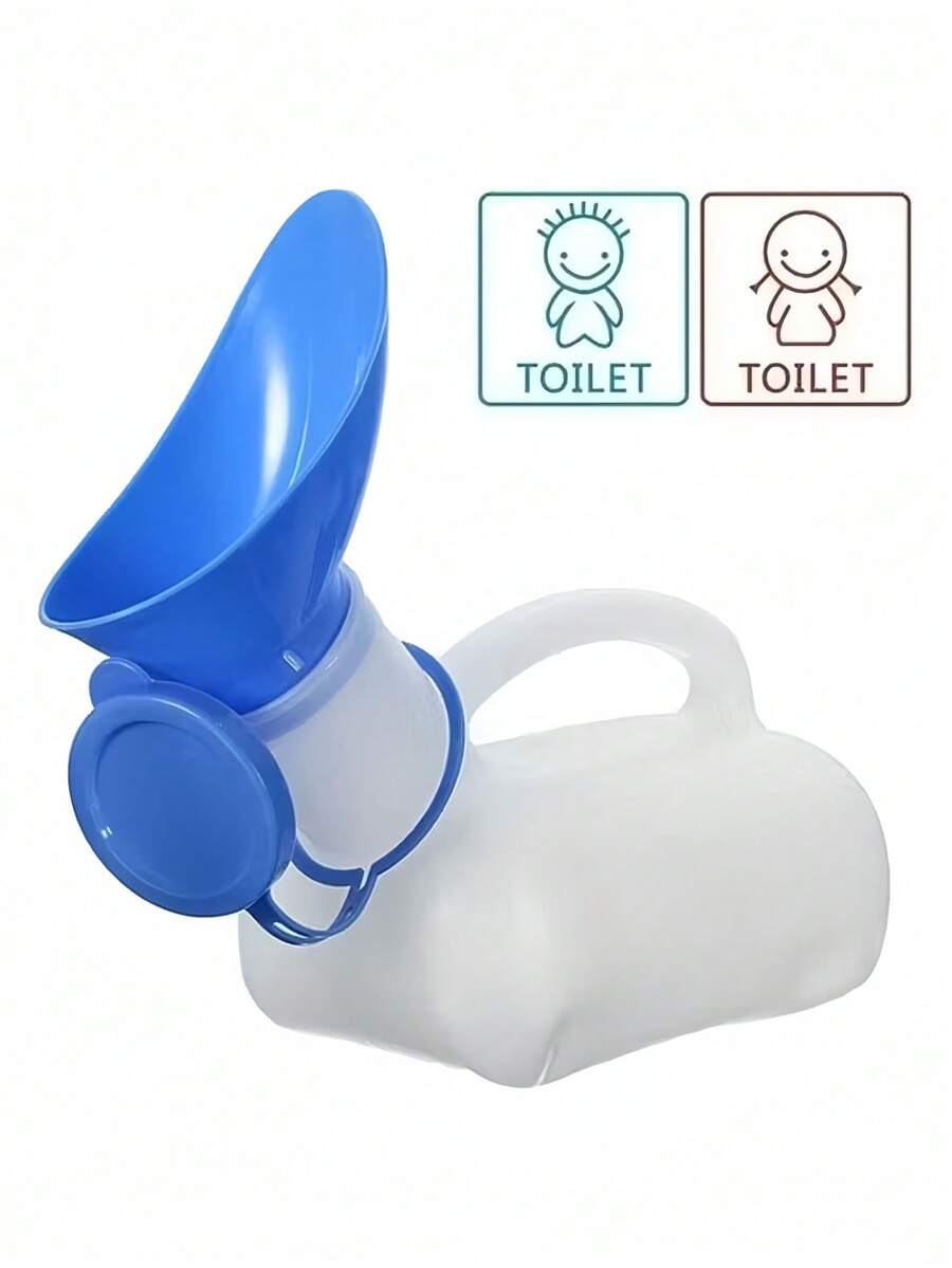 Portable Toilet Urinal Unisex Urinal Pee Bottle With A Sealed Lid And Funnel 34 Oz Urination Device Pee Bottles For Hospitals Emergency Travel Car And Camping Convenient And Hygienic Solution For Camping Outdoor Travel Camping Essentials