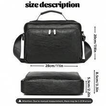KAIDUCH Vintage Crossbody Bag For Men Large Capacity Shoulder Bag Sling Bag For Men School Daily Use Casual Style Bag Durable Fabric Bag Perfect Gift For Men - Multicolor - View 9