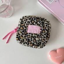 1pc/3pcs Cute Plush Makeup Bag, Fluffy Soft Zipper Travel Storage Bag, Portable, Simple And Fashionable, Large Capacity Design, Ideal Gift For Women, Suitable For Home Decoration, Cosmetics Storage, Dressing Table Desktop Storage, Preferred - Multicolor - View 16