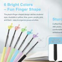 1/2/5pcs Telescopi Finger Reading Sticks,Teaching Pointer,Children's Retractable Finger Pointer,Teaching Aid Material,Reading Accessories,Suitable For Teachers,Lackboard Piano Instruction,Birthday Graduation Gift,Reading,Back To School Gift - One Size Fits All - View 6