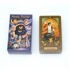 1件裝 神秘感占卜卡牌套組，適合派對聚會遊戲 - Mystic Psyche 塔羅牌 - 彩色 - 查看 3