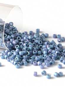 Japan DB 10g 11/0 Delica Beads, Frosted Color Glass Seed Bead, Multicolor DIY Beads For Jewelry Making - Frosted - View 13