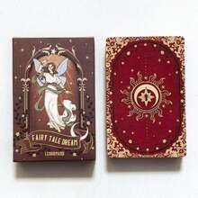 44張童話風格 Lenormand 全套夢幻主題占卜卡，塔羅替代收藏版，靈性探索桌上遊戲卡 - 彩色 - 查看 2