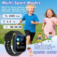 Brand New 2026 Model 1.83 Inch Large Screen Smart Watch For Kids And Teens, Supports Calls, Message Notifications, Sports Modes, Weather Forecast, Customizable Widgets, Essential Accessory For Children's Daily Life - View 5