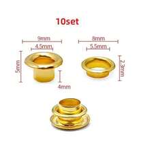 10/30/50 Set Metal Eyelet With Washer Grommet Ring Air Hole Rivet For Leather Bag Shoes Belt Cap Clothes - A - View 40