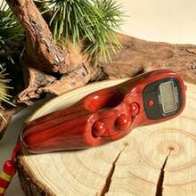 Wood Grain 3-Ball Handheld Electronic Counter With LCD Display, One-Key Reset, Prayer Beads Counter, Ramadan Tasbih Recitation Counting Tool, Ramadan Gift, 3-Ball Press Accurate Counting, Buddhist Chanting Ramadan Prayer Portable Counting Pendant - Multicolor - View 4